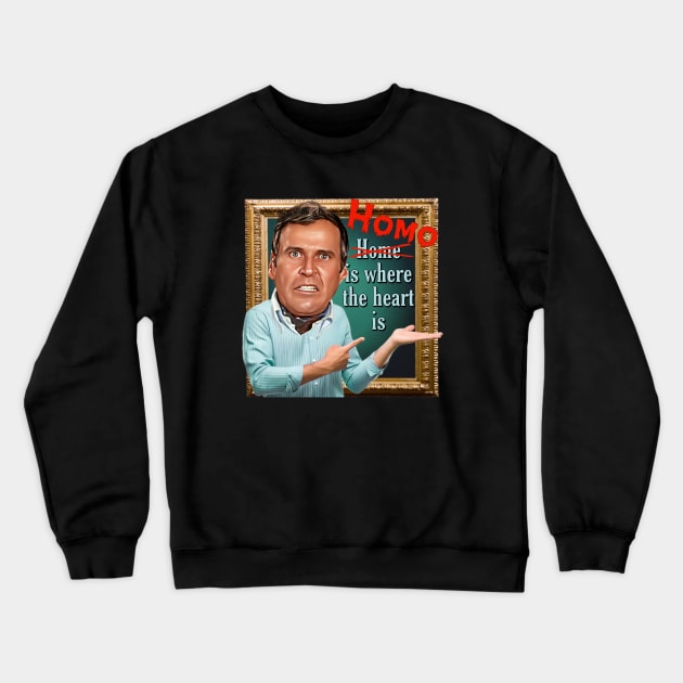 Paul Lynde Crewneck Sweatshirt by Indecent Designs